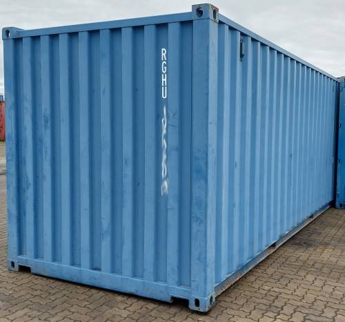 20'-Container, gebraucht, blau