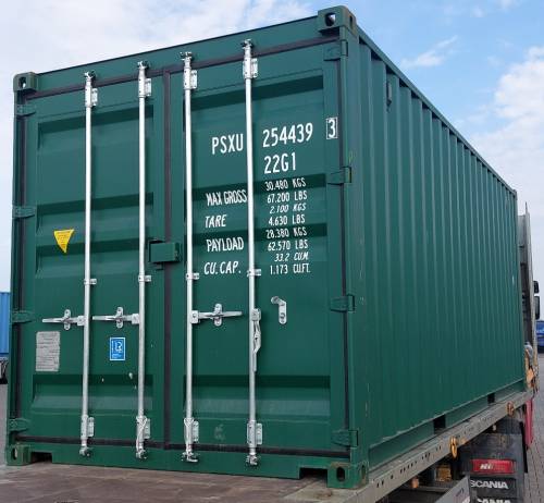 20'-Container neu moosgrün